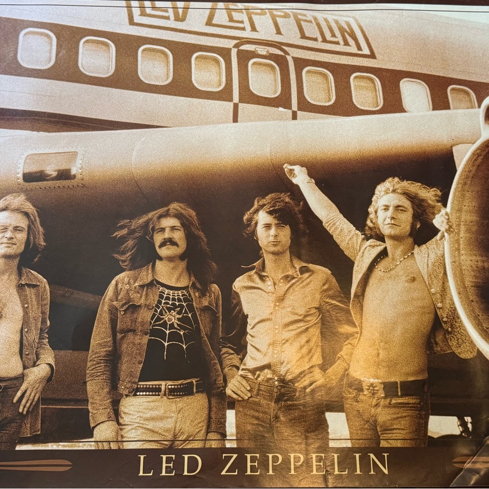 VINTAGE LED ZEPPELIN BAND POSTER